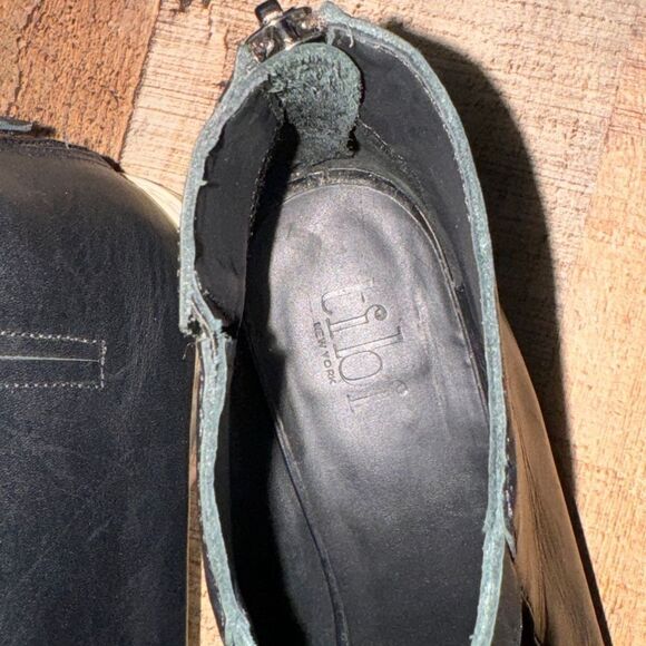 Tibi Cosima Black Leather Sandals 38.5 US 8.5 - Picture 9 of 13